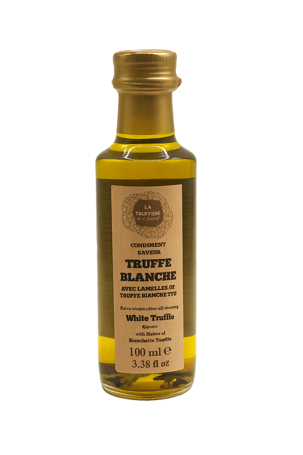 Condiment Saveur Truffe Blanche avec Lamelles de Truffe Bianchetto