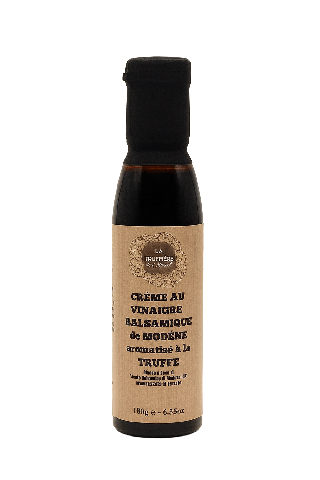Crème au vinaigre balsamique de Modène aromatisée à la truffe