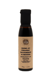 Crème au vinaigre balsamique de Modène aromatisée à la truffe