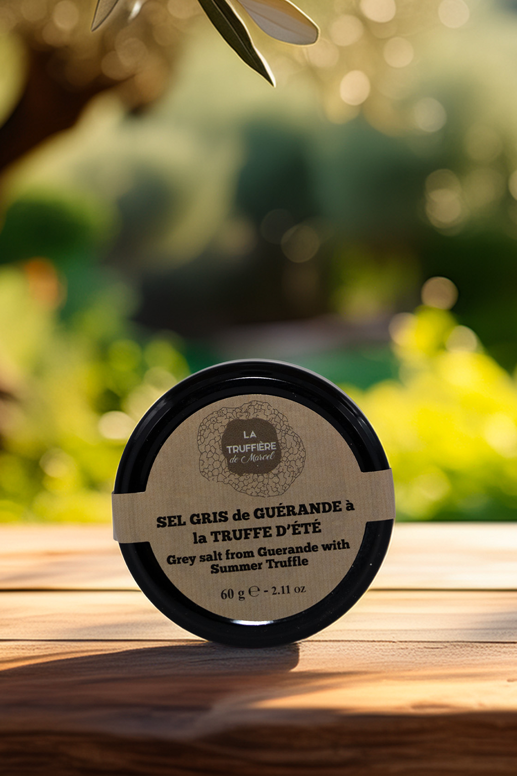 Spécialité à base de Sel de Guérande Saveur Truffe Noire